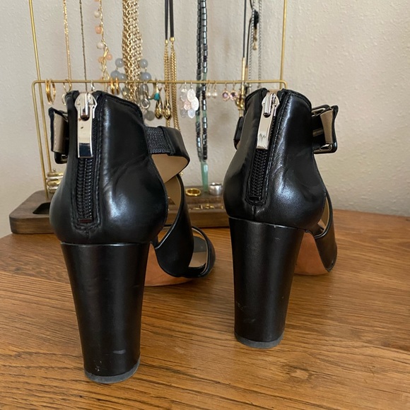 Franco Sarto, Black Block Heeled Sandal - Picture 3 of 3